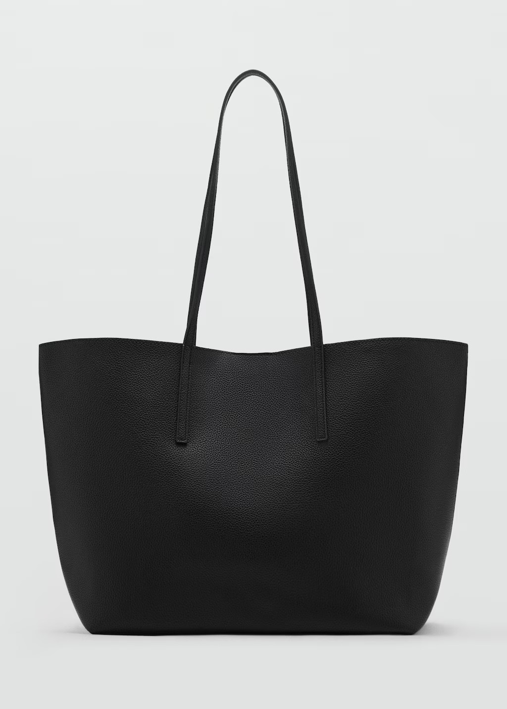 Pebbled effect shopper bag - Women | MANGO United Kingdom | MANGO (UK)
