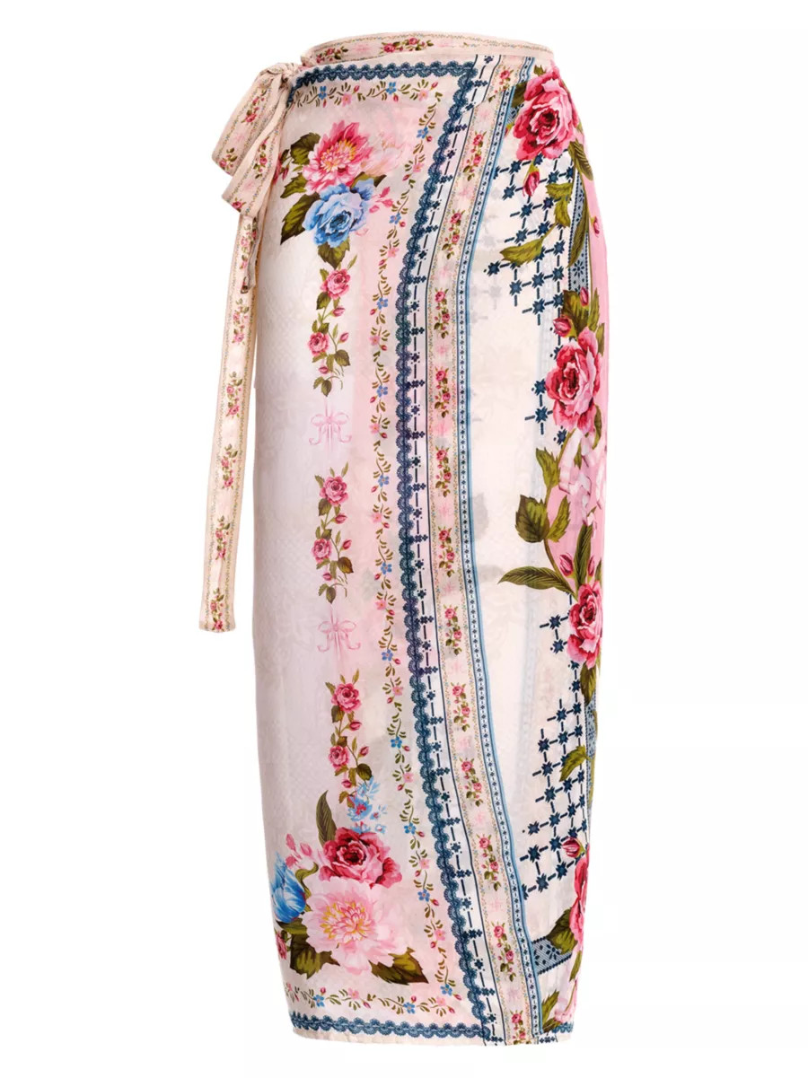 Zinna Meraki Floral Pareo | Saks Fifth Avenue