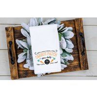 Carrot Patch Easter Hand Towel. Tea Spring Kitchen Farmhouse Easter Decor.flour Sack Towel | Etsy (US)