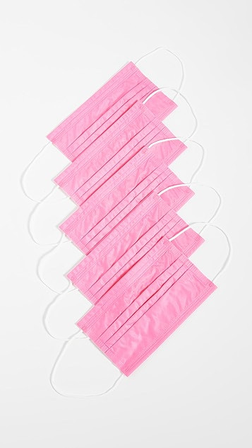 5 Pack Disposable Face Covering | Shopbop