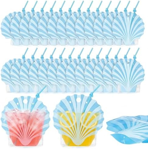 60 Set Last Toast on The Coast Bachelorette Party Supplies Seashell Gift Bags Drink Pouches with ... | Amazon (US)