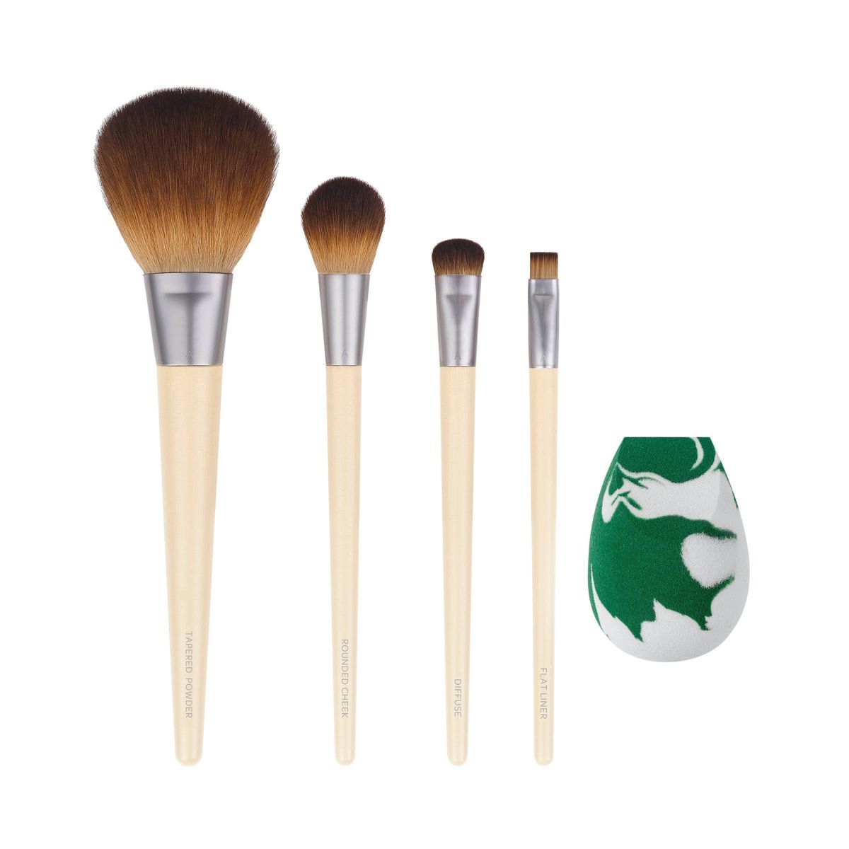 EcoTools Core Five Makeup Brush & Sponge Set - 5pc | Target