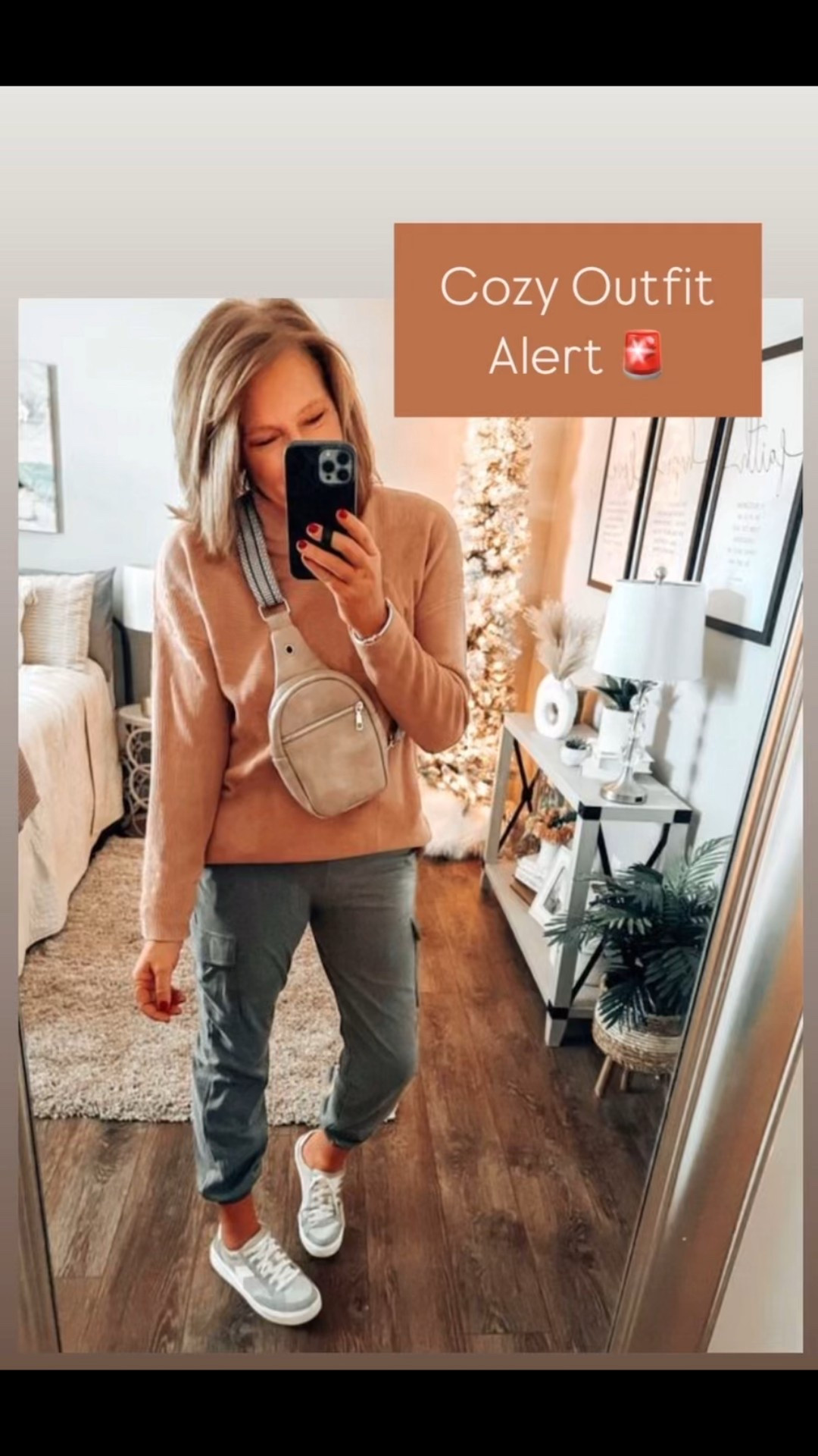 Cozy outfit alert 🚨 This mock neck top is on sale 38% off , fits tts, comes in more colors. Styled with cargo soft joggers from Target and gray sneakers from DSW. 

fall outfit, casual outfit, sweaters, pullovers, joggers, thanksgiving outfit, sneakers, gift ideas, amazon finds, Amazon fashion, best sellers, over 40 fashion, sale, Black Friday 

#LTKsalealert #LTKfindsunder50 #LTKstyletip

#LTKOver40 #LTKGiftGuide #LTKWatchNow

#LTKTravel #LTKItBag #LTKSeasonal