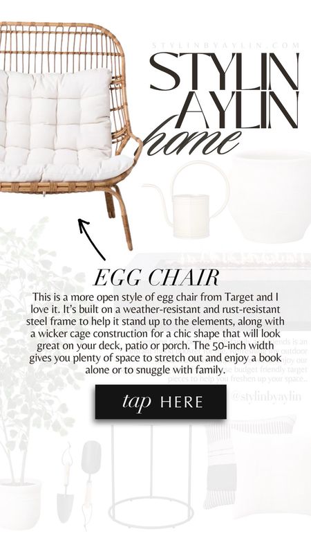 Stylin Aylin Home, egg chair #StylinbyAylin #Aylin 

#LTKstyletip #LTKhome