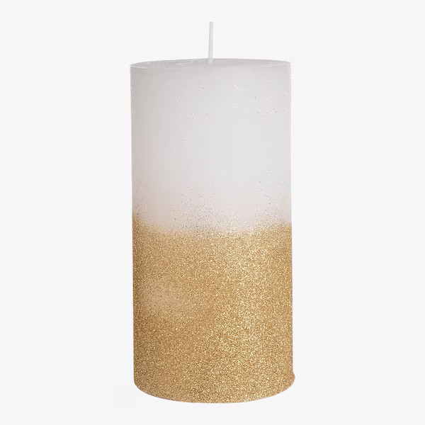Stumpenkerze Rustic Gold Glitter online kaufen | DEPOT | DEPOT Onlineshop DE