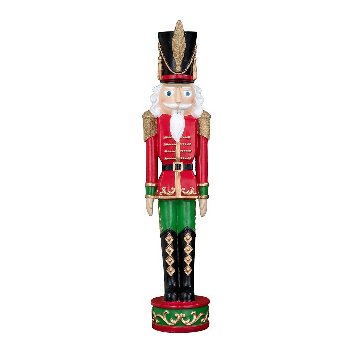 Outdoor Red & Green Nutcracker | Williams-Sonoma