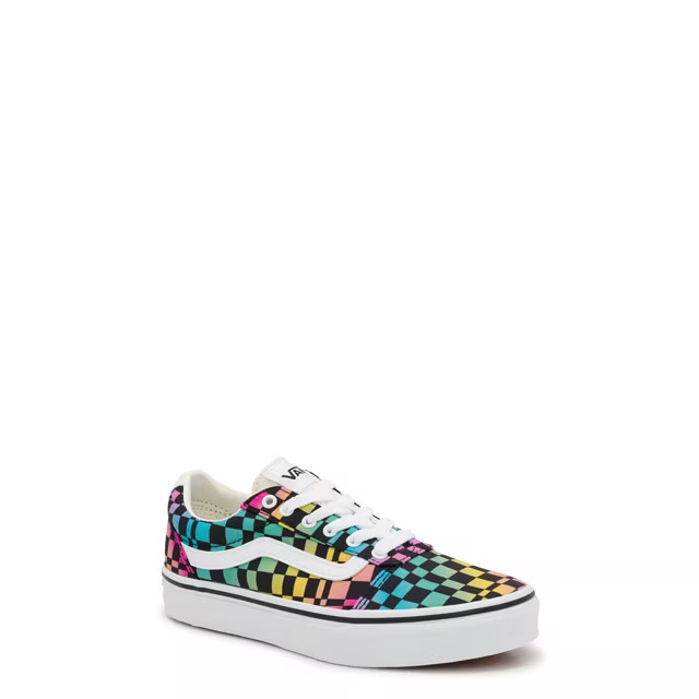 Vans Youth Girls' Ward Trippy Chekerboard Sneaker | DSW CA