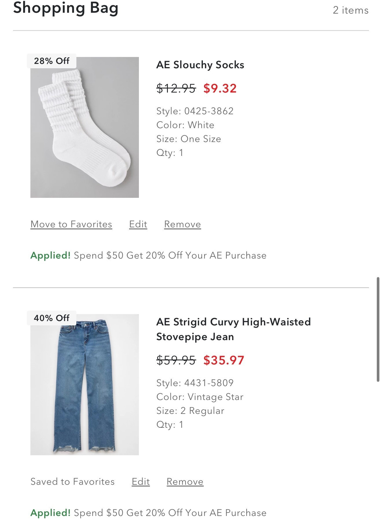My favs on sale 