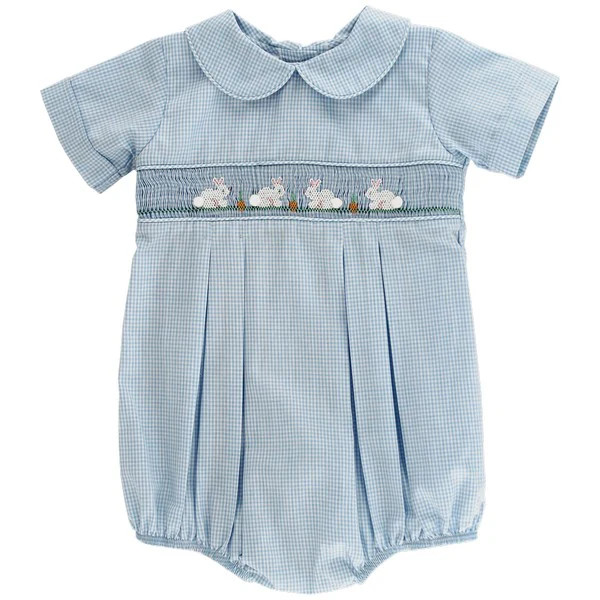 Smocked Bunnies - Dressy Bubble Short | The Bailey Boys