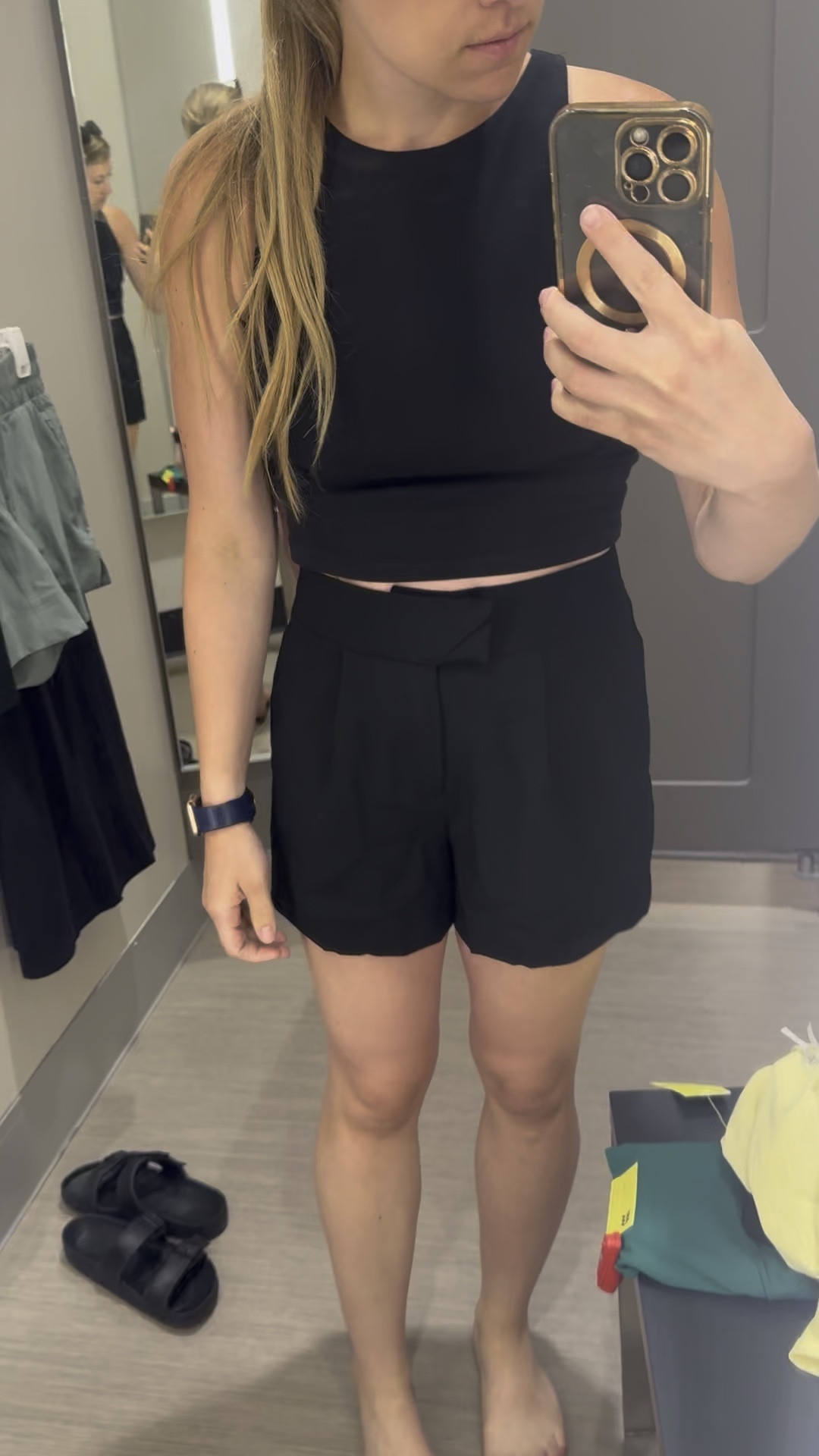 Target, high waisted tailored shorts. Super flattering. Dress up or down! Great length. 

#LTKSeasonal #LTKStyleTip #LTKPetite

#LTKStyleTip #LTKSeasonal #LTKMidsize