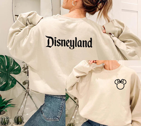 Disneyland Sweatshirt, Disney Sweatshirt, Disneyland Shirt, Disney World Sweater, Disney Crewneck... | Etsy (US)