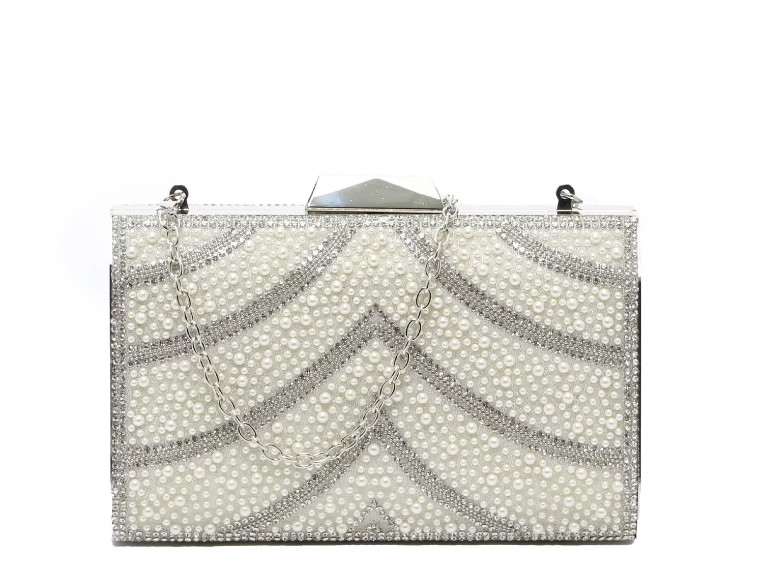 Kelly & Katie Pearl Crystal Minaud Clutch | DSW