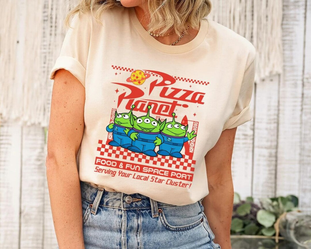 Pizza Planet Aliens Toy Story Buzz Lightyear T-Shirt Disney Trip 2023 Sweatshirt Hoodie Vacation ... | Etsy (US)