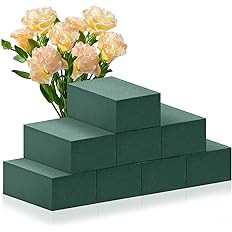 Amazon.com: 2 Pcs Floral Foam Blocks, (7.8" L x 3.5" W x 2.4" H) Green Foam for Flower Arrangemen... | Amazon (US)