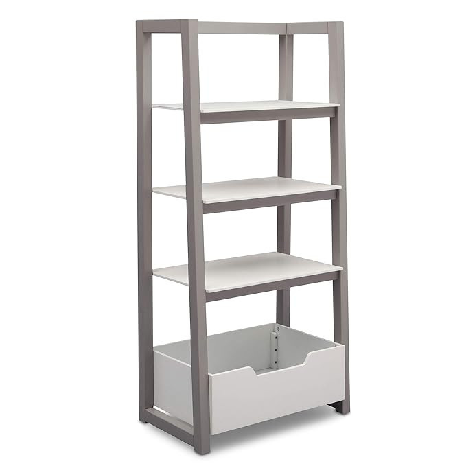 Delta Children Ladder Shelf, White/Grey | Amazon (US)