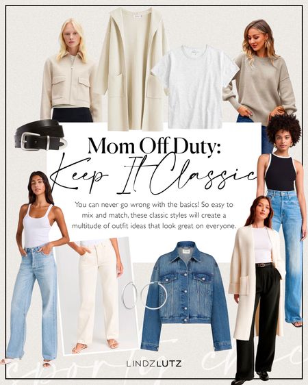 Mom off duty style: keep it classic 🤍

#LTKstyletip #LTKover40