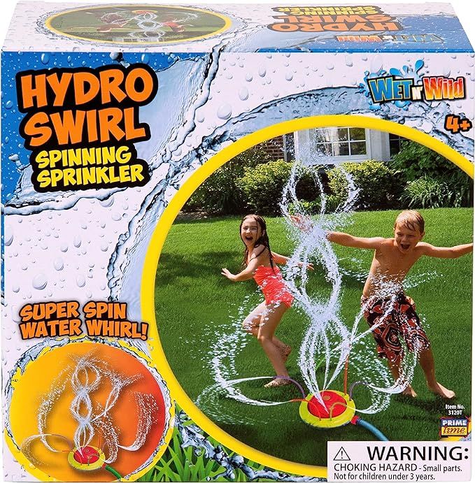 Hydro Swirl Spinning Water Sprinkler for Kids Outdoor Play – Kids Sprinklers for Yard Outdoor A... | Amazon (US)