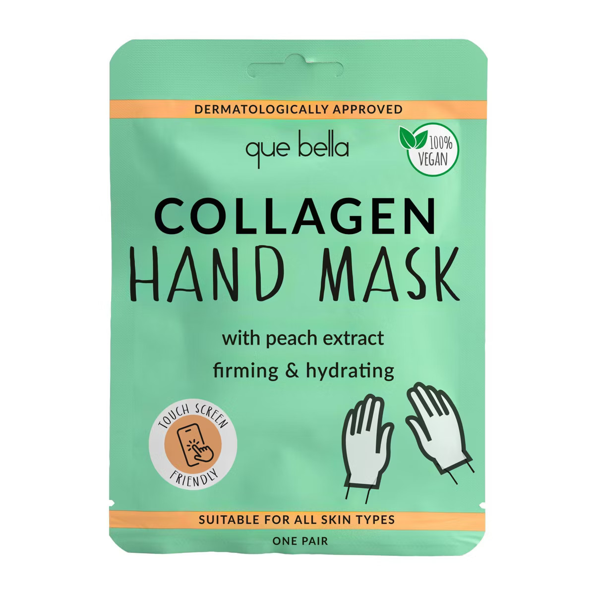 Que Bella Collagen Hand Mask - 0.5oz | Target