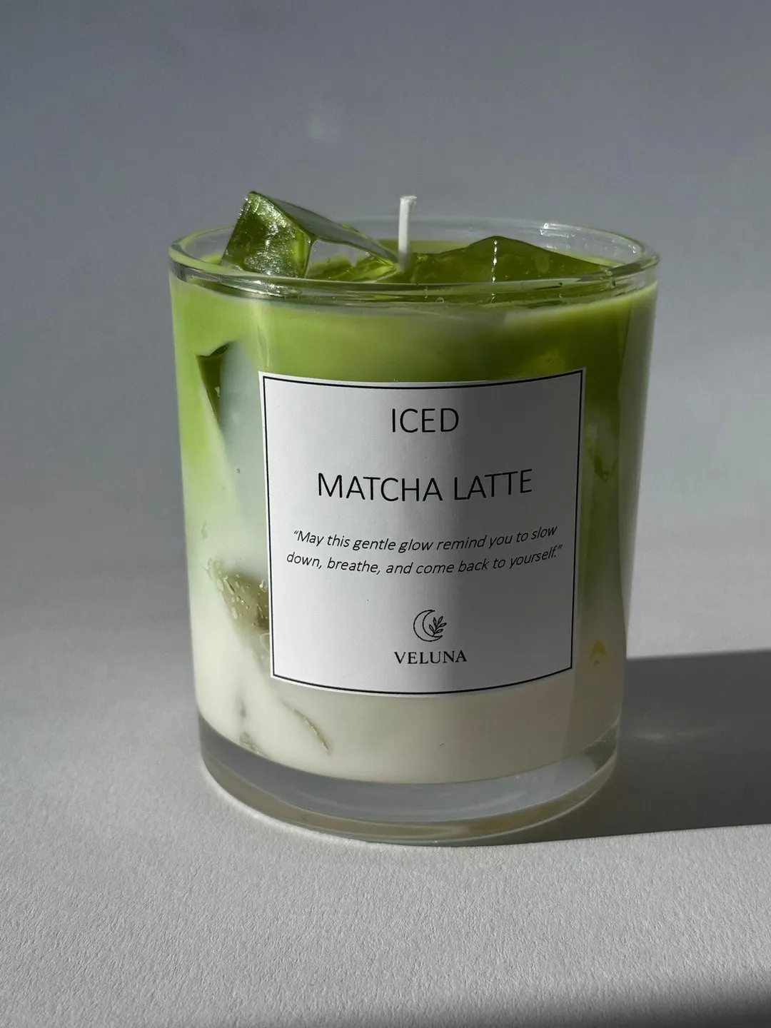 Iced Matcha Latte Candle in a Glass | Etsy (US)