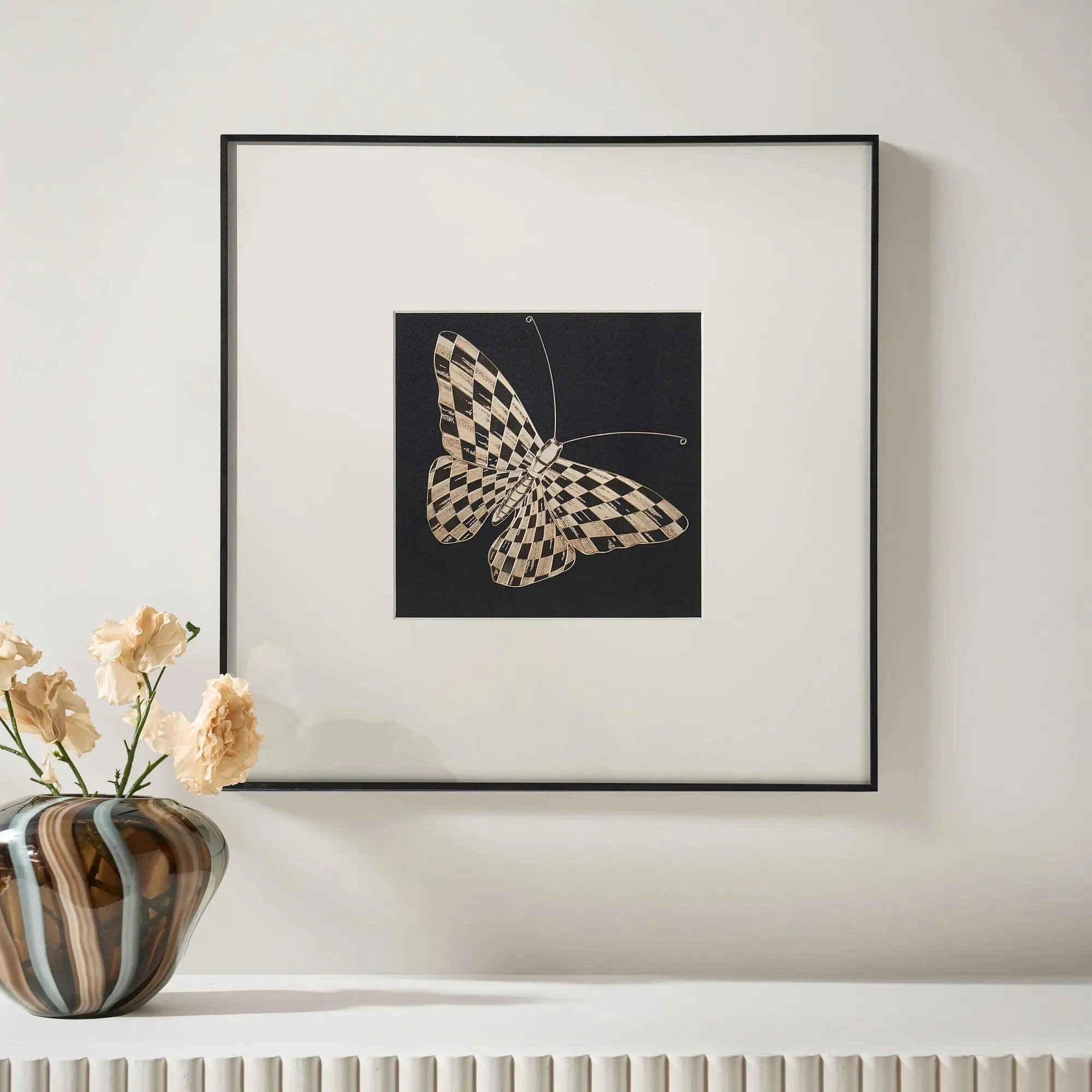 Checkered Wings Wall Art | Z Gallerie