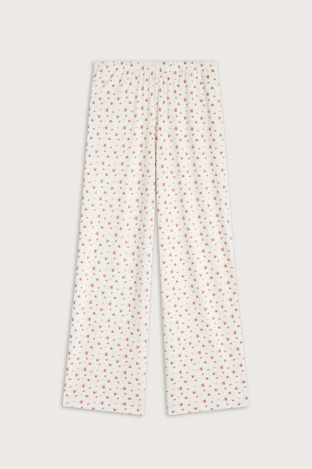 Pyjama Bottoms - Ivory Floral Print | TALA (UK)