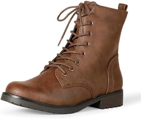 Amazon Essentials womens Lace-Up Combat Boots | Amazon (US)