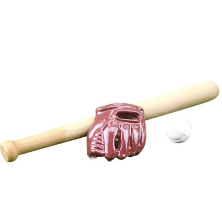1 Set of Miniatures Sports Mini Baseball Bat Glove Ball Kit Mini House Miniature Ornaments | Walmart (US)