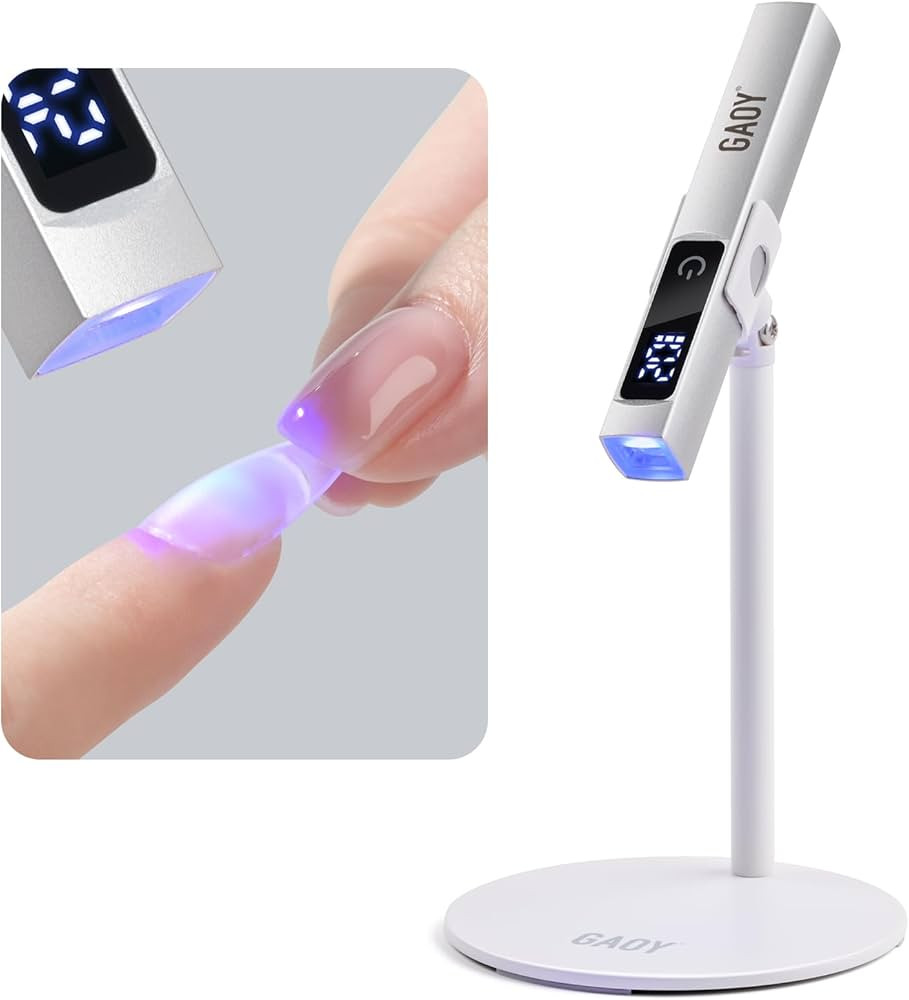 GAOY Cordless UV Light for Gel Nails, Handheld Nail Lamp, Portable LED Nail Lingt, Cordless Recha... | Amazon (US)