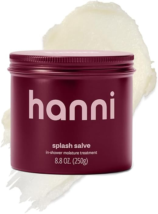 HANNI Splash Salve Body Mask, In-Shower Moisturizer with Coconut, Jojoba, Shea Butter & Glycerin,... | Amazon (US)