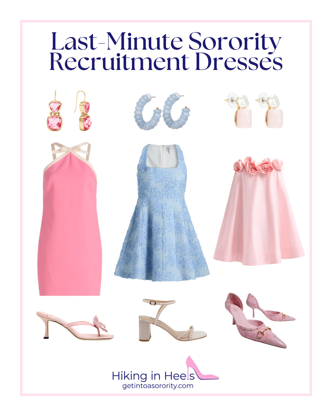 Last-minute rush dresses!! But how cute would these be for parents' weekend or moms’ weekend brunch? 💙 

 

#LTKgrwm #LTKU #LTKootd