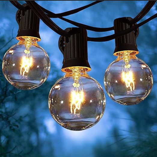 Afirst G40 Globe String Lights - 100FT with 105 Bulbs Outdoor String Lights Waterproof Edison Lig... | Amazon (US)