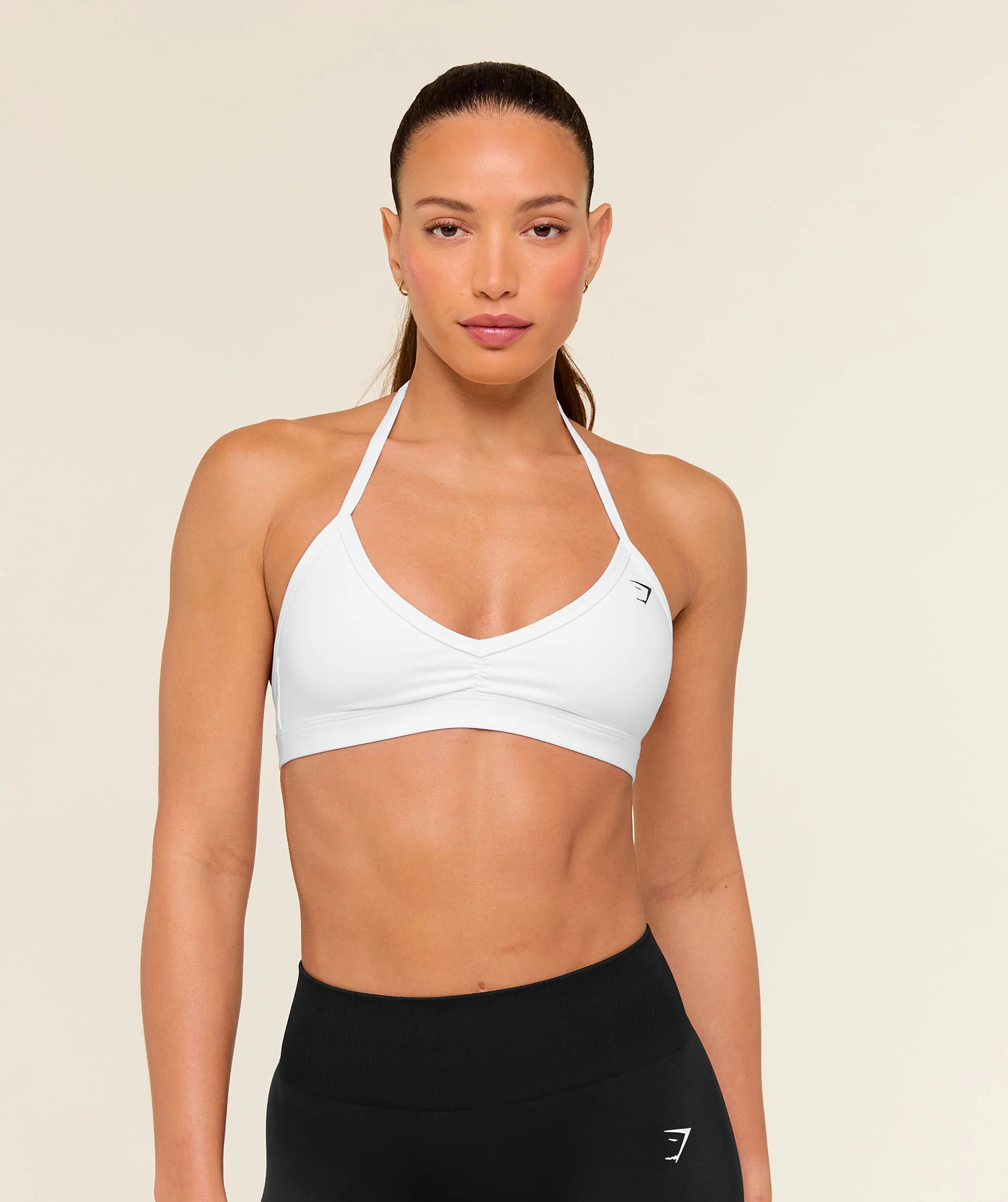 Minimal Halterneck Sports Bra | Gymshark US