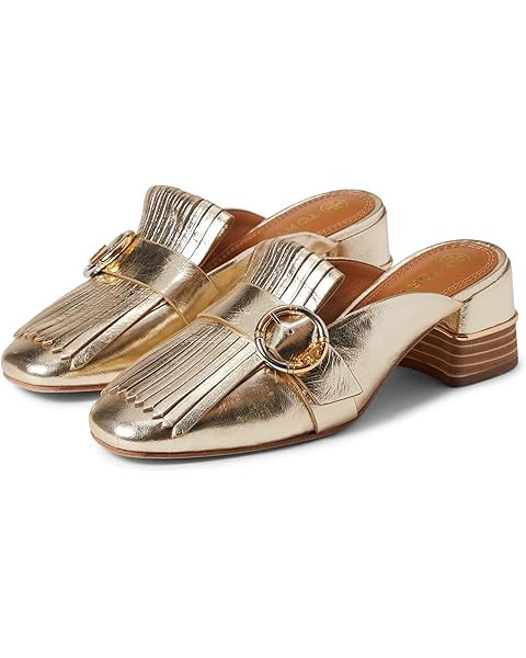 Tory Burch Multi Logo Kiltie Mule | The Style Room, powered by Zappos | Zappos
