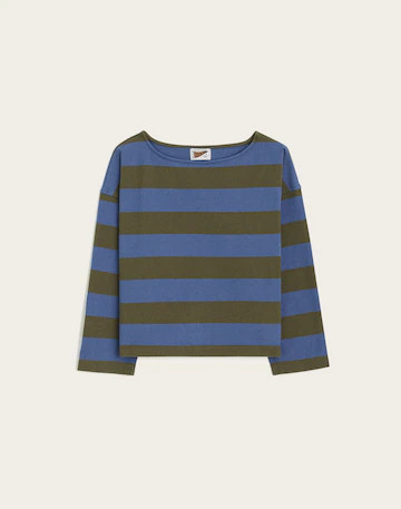 The Rugby Boatneck Long-Sleeve Tee in Club Cotton | Madewell