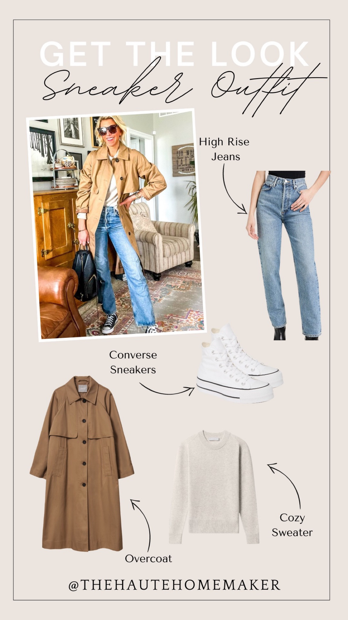 Sneaker look for the season – long overcoat – Converse high top sneakers – Agolde straight jeans – cozy sweater

#LooksForTheSeason #ShopTheLook #Sneakers

#LTKshoecrush #LTKSeasonal #LTKstyletip