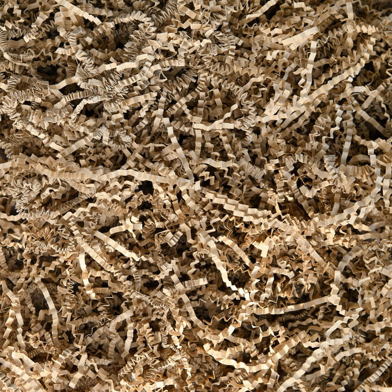 Sm:)e Brown Crinkle Cut Paper for Gift Baskets,for Shred Packing Raffia Grass Cushion Paper-8oz, ... | Walmart (US)