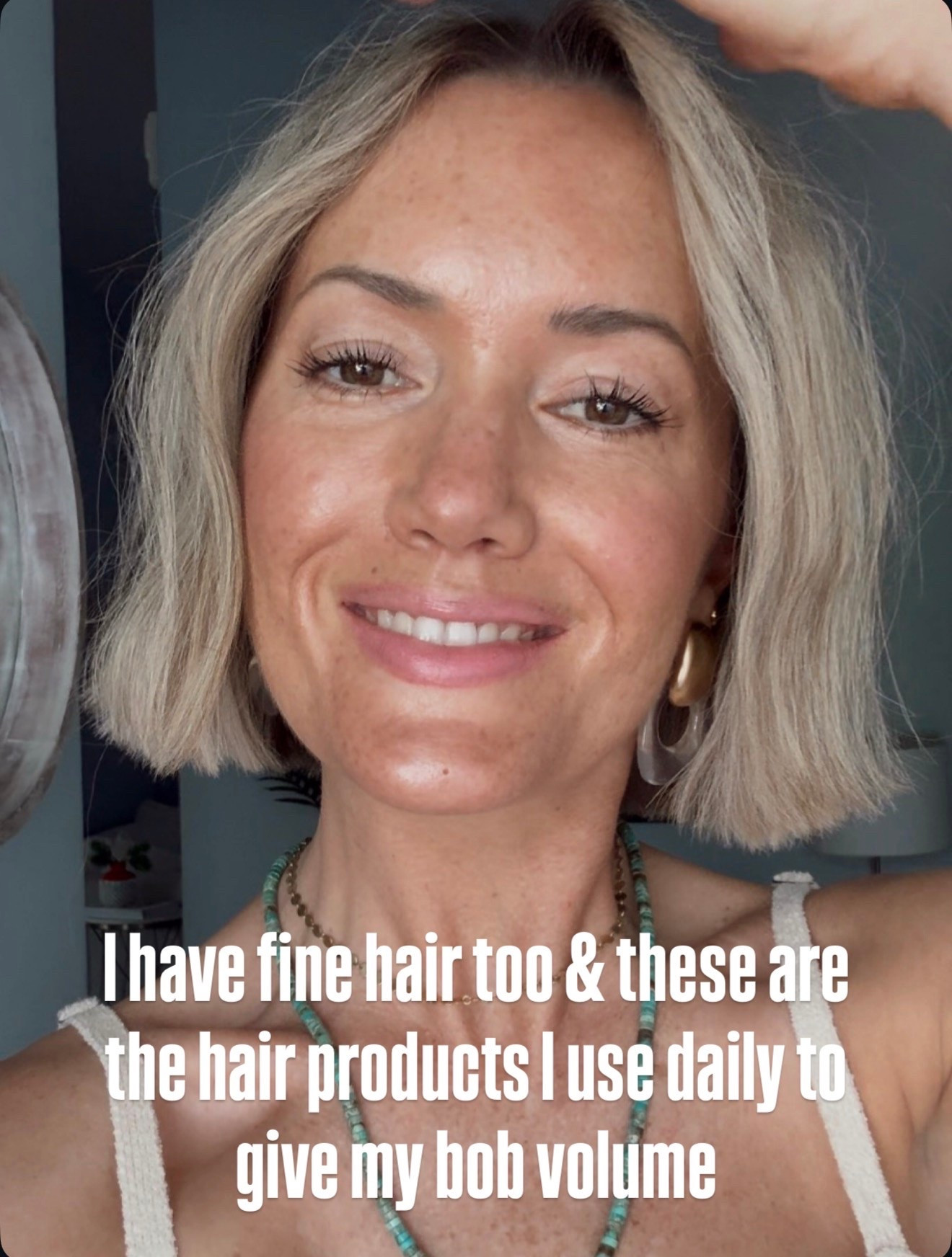 This is how I make my hair go from stick straight to so much volume I keep a quick simple routine.

Comment SHOP and I message you these products! ☀️

I curl my hair to give it some texture. This also helps my hair last more days between washes. When my hair is straight for days it’s get so piecy and greasy looking.

I try and hold off washing my hair, typically 3 to 4 days.

I use a powder dry shampoo after I curl my hair and at night before I go to bed. I try to avoid aerosol when I can.

I use a texturizing powder. This is what gives that ultra boost and you have to be light handed. I share my favorite two I go between. I use this on day 1 and I don’t reapply. This will stay in your hair until you wash it so just get your fingers back in your hair to revive the lift.

I use a light hair spray to hold the curls. If you hair is very straight like mine this is essential to hold those curls, especially over days.

2026 Bob - Bob haircut - Bob hairstyle - how to style short hair - women’s short hair - fine hair - hairstyles over 40 - chin length hairstyles 

The amount of volume 🤯

#LTKOver40 #LTKgrwm #LTKBeauty