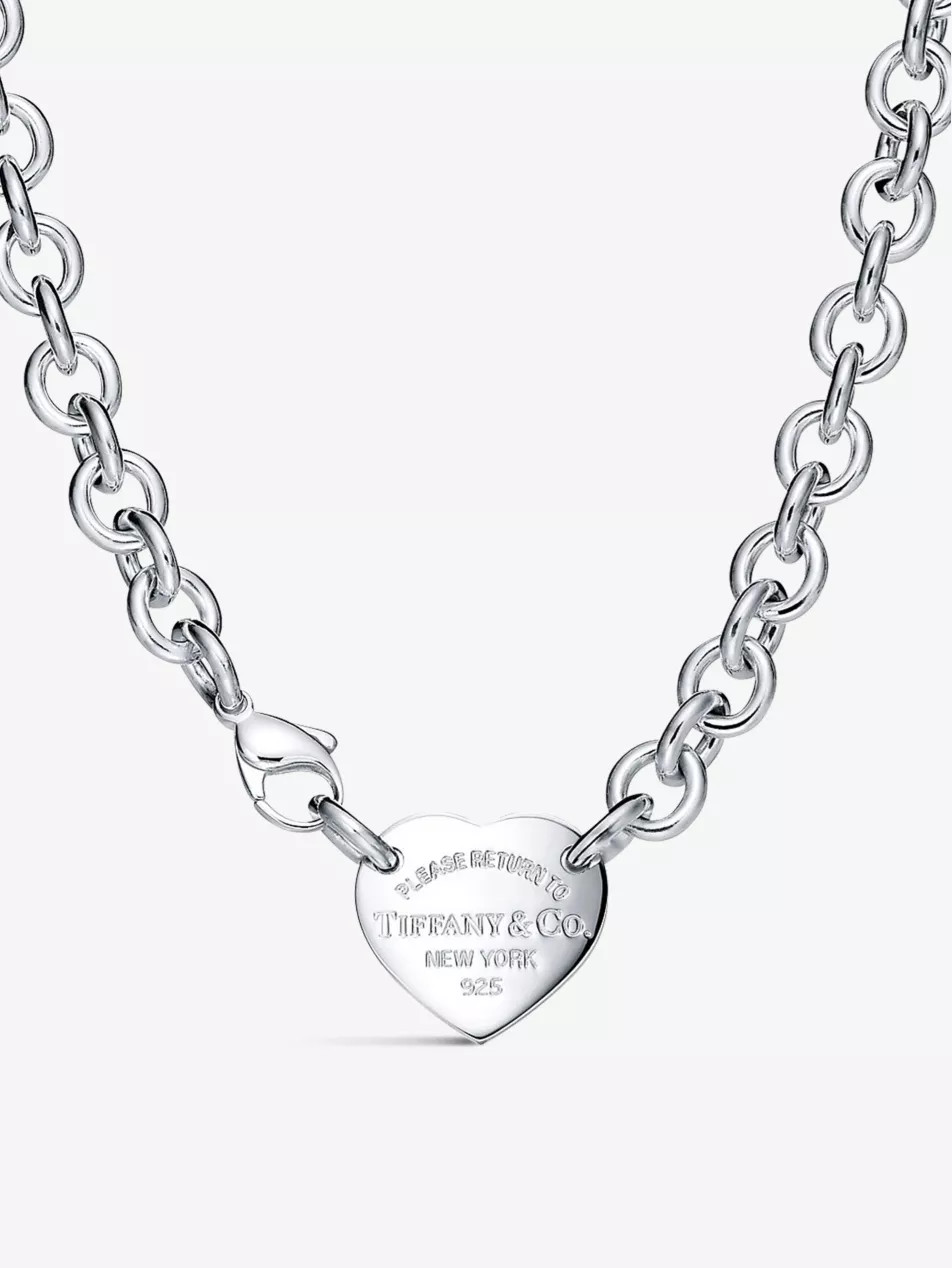 Return to Tiffany charm sterling-silver choker necklace | Selfridges