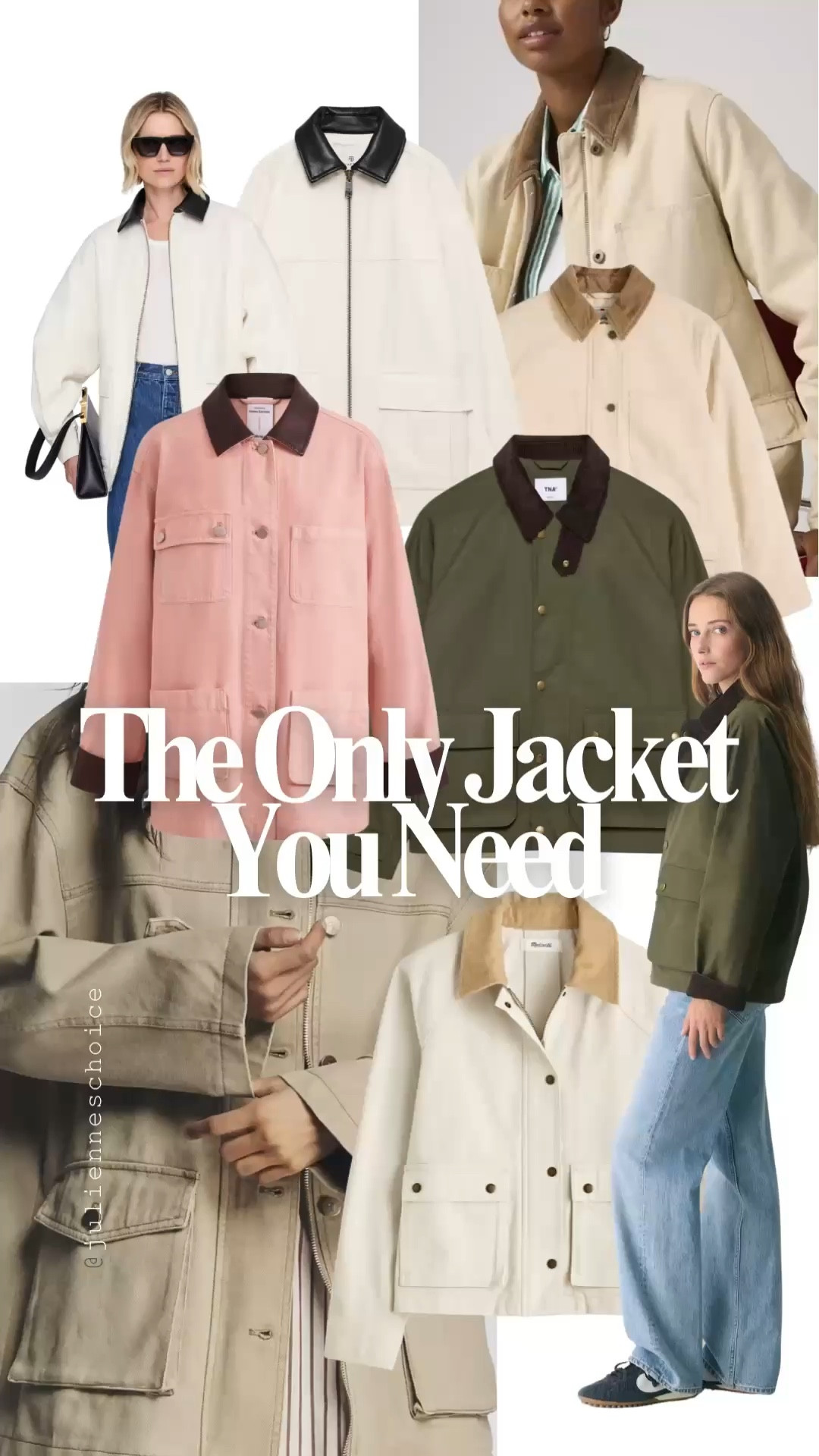 The jacket you'll wear all spring 🤍
Easy, effortless, goes with everything.✨julienneschoice

#springoutfits
#barnjacket #outfitideas #dailyoutfits

#LTKootd #LTKSeasonal