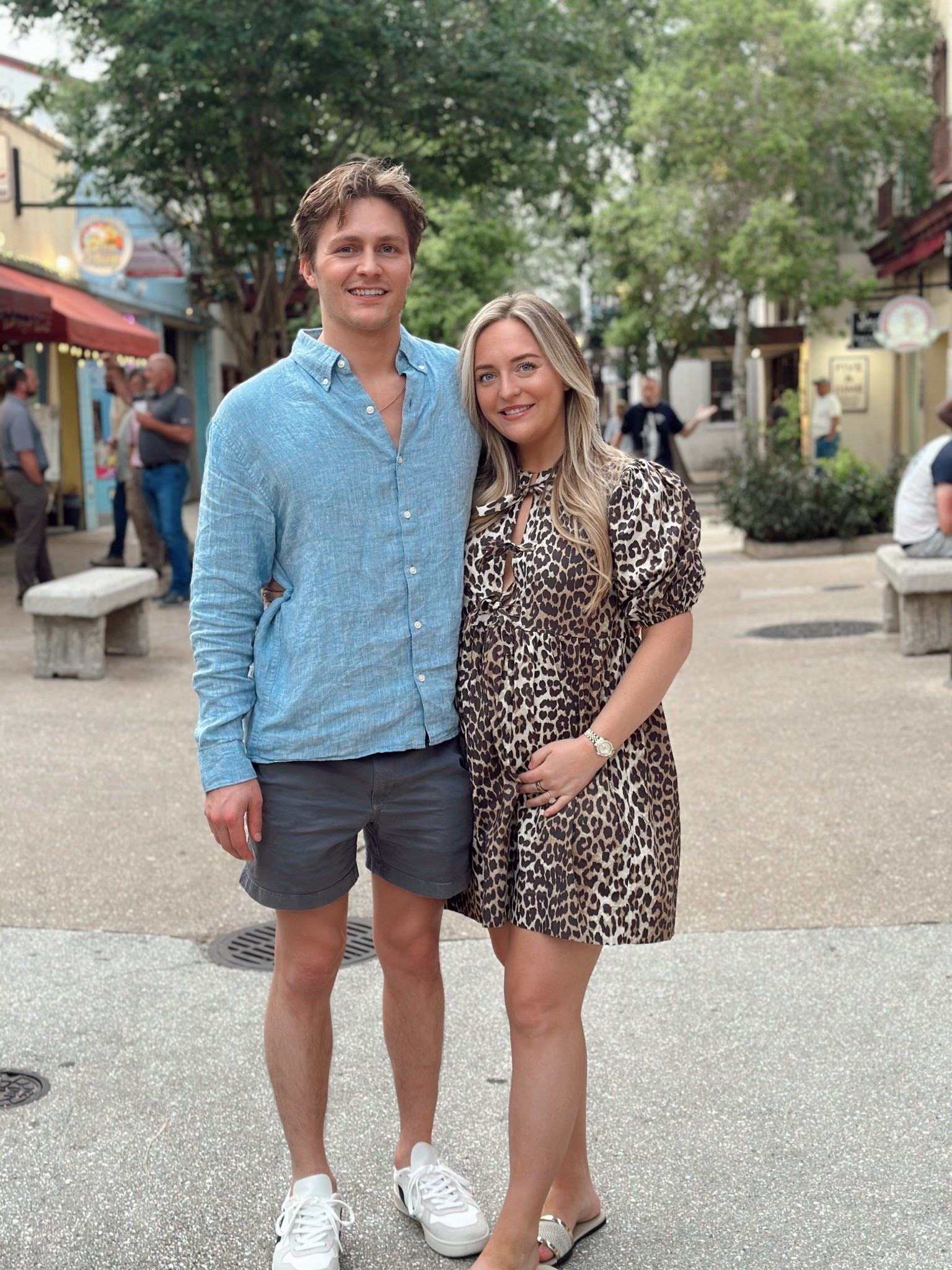 Downtown Saint Augustine Florida for Easter 

#Ganni #florida #maternity 