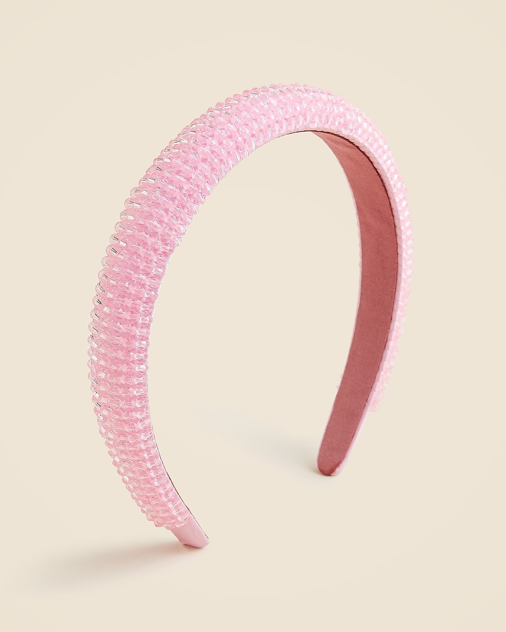 Girls' beaded padded headband | J. Crew US