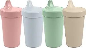 Re-Play Made in USA 10 Oz. Sippy Cups for Toddlers, Pack of 4 - Reusable Spill Proof Cups for Kid... | Amazon (US)
