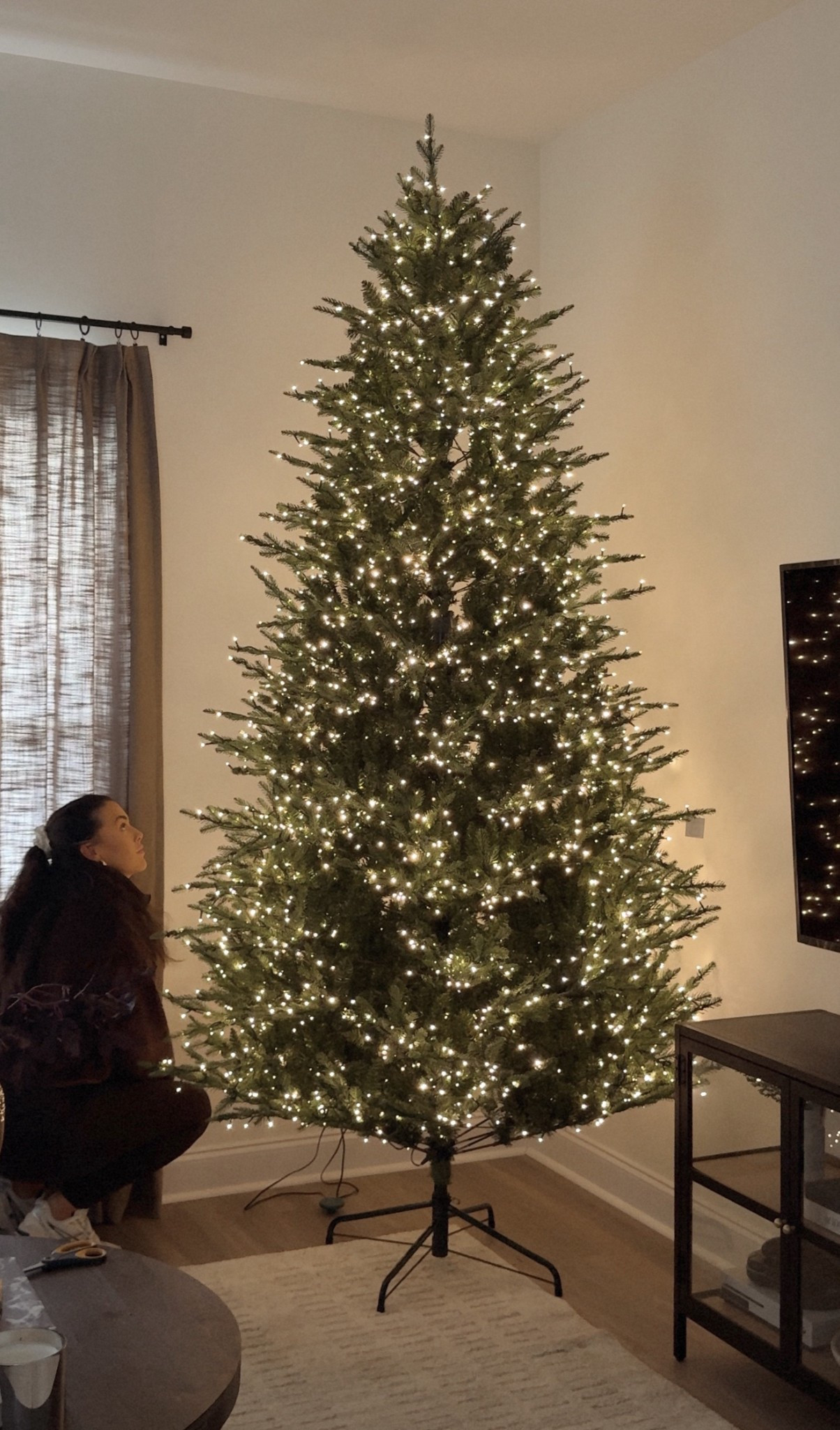 HOME DEPOT GRAND DUCHESS 🤎 9ft with 10ft ceilings!

#LTKHome #LTKSeasonal