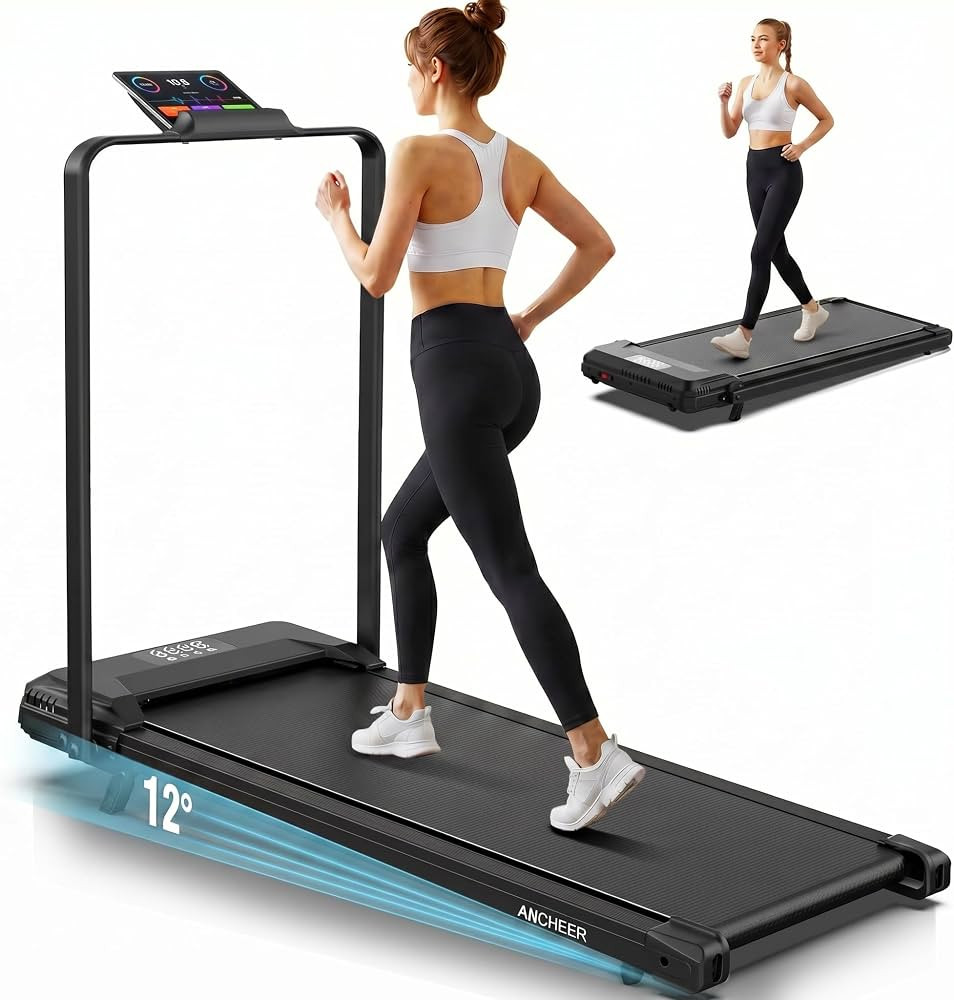 ANCHEER Walking Pads, 2 in 1 Under Desk Treadmill 2.5HP Compact Running Machine with Remote Contr... | Amazon (US)