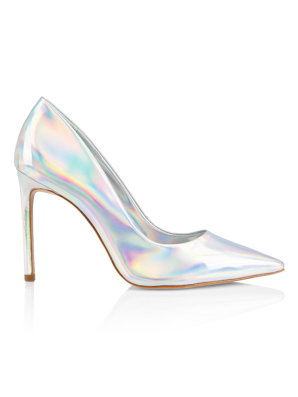Women's Lou Iridescent Pointed-Toe Pumps - Prata - Size 9.5 - Prata - Size 9.5 | Saks Fifth Avenue