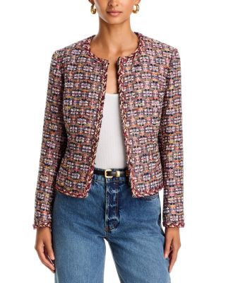 Aqua Shine Tweed Collarless Jacket - Exclusive | Bloomingdale's (US)