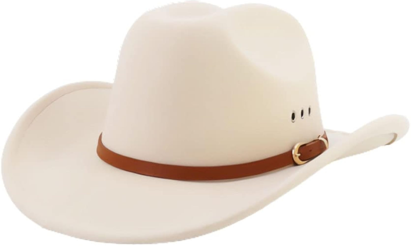 Cowboy Hat for Women and Men Felt Wide Brim Classic Outdoor Fedora Hats Western Cowboy Cowgirl Ha... | Amazon (US)