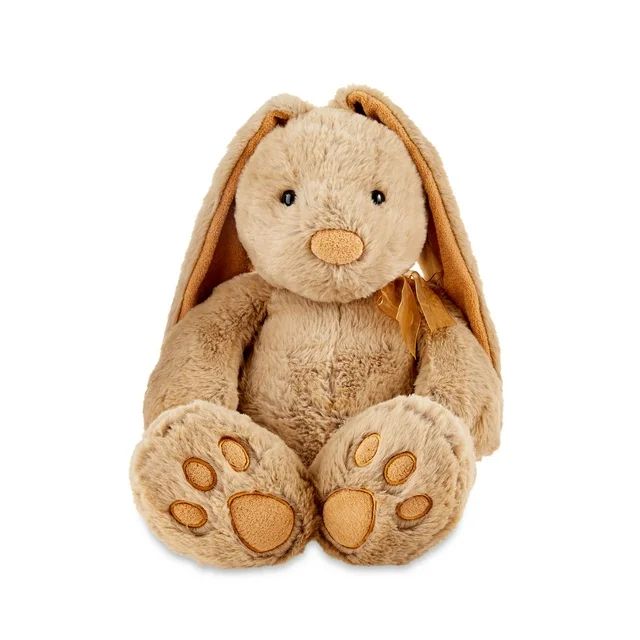 Easter Large Long Ear Bunny Plush, Light Brown, 21 in, by Way To Celebrate | Walmart (US)