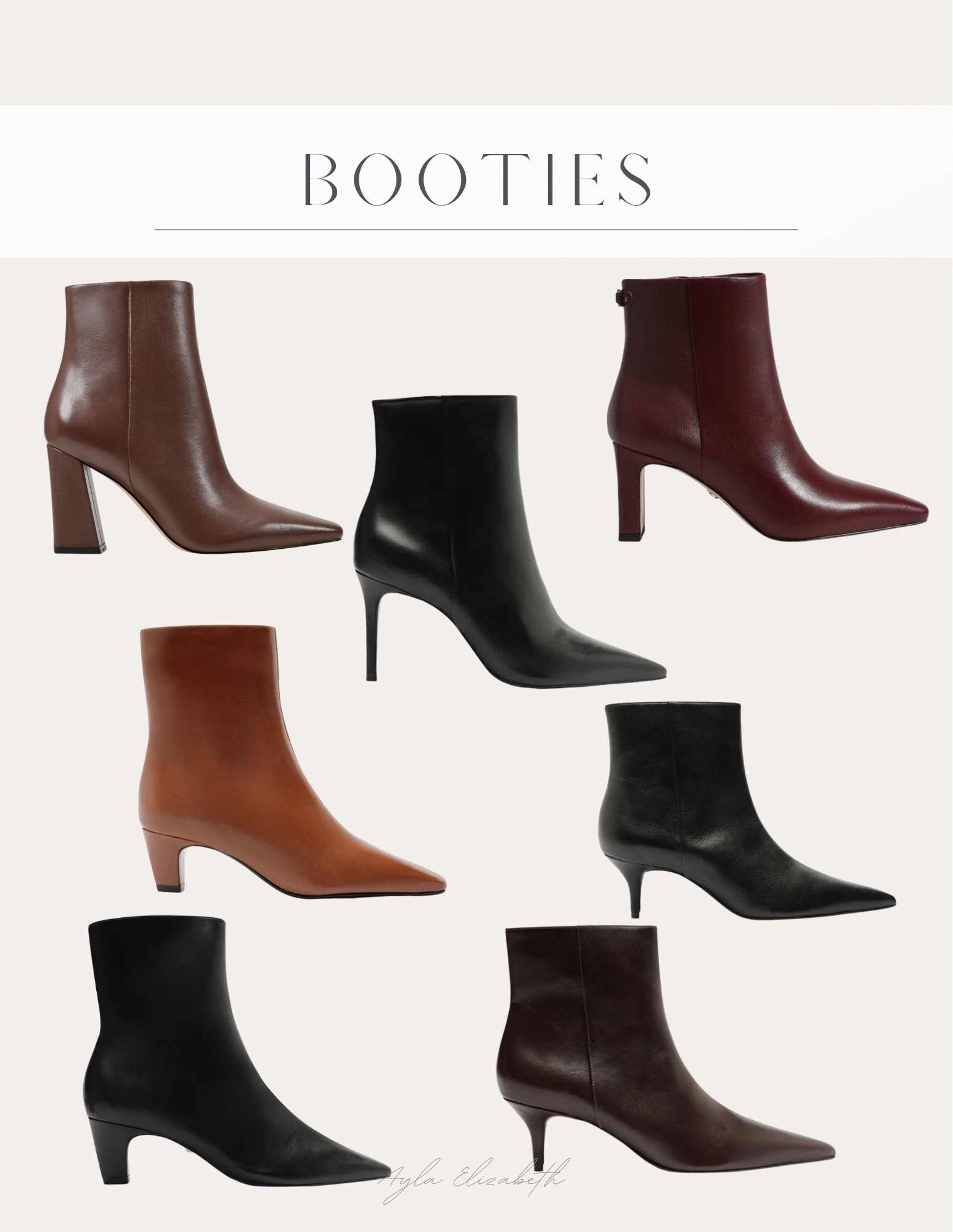Booties I’m loving! I have the SCHUTZ Mikki ones and I love them so much. Perfect heel height. Now I want the tiny kitten heel ones. 

#LTKShoeCrush #LTKSeasonal