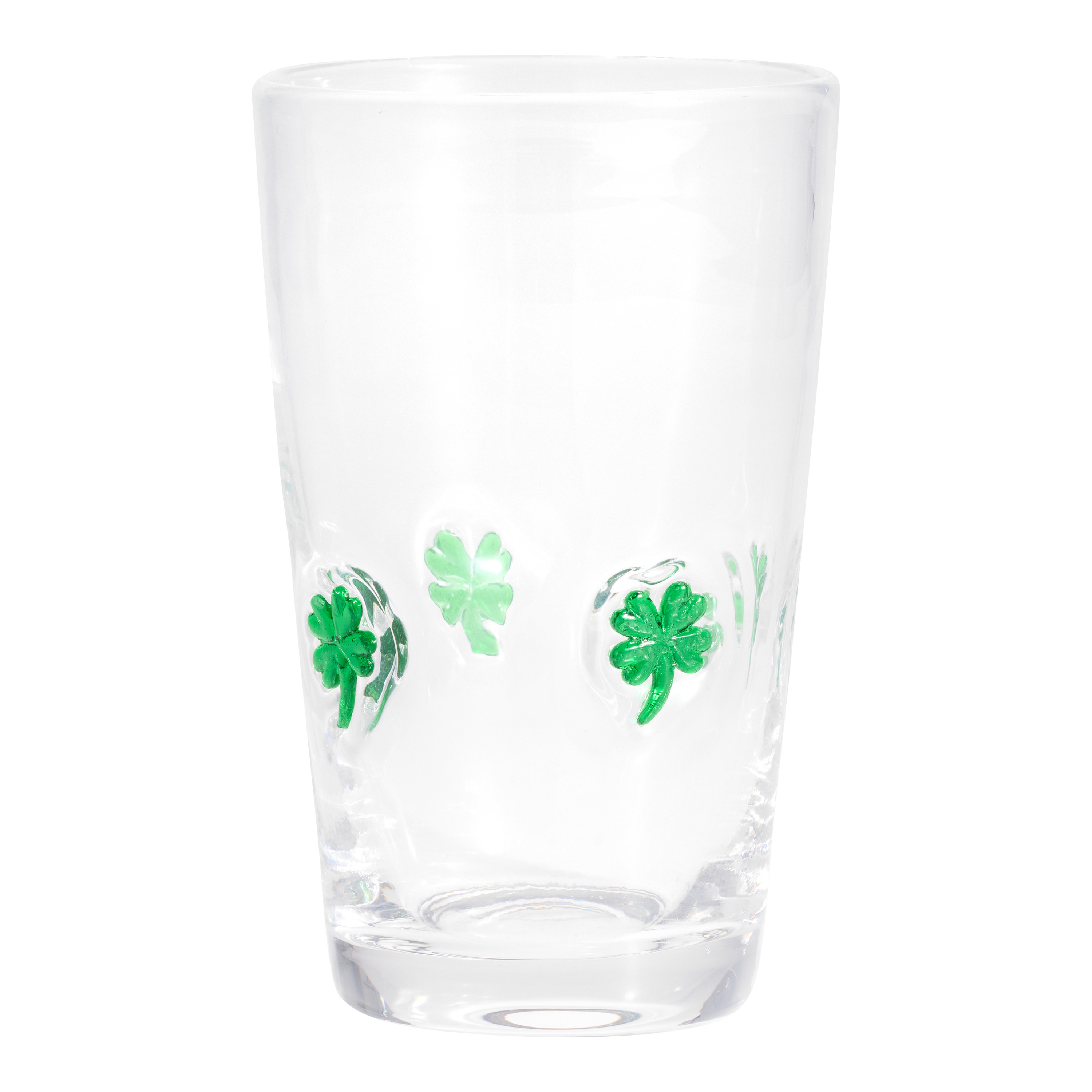 Charm Four Leaf Clover Inlay Pint Glass | World Market